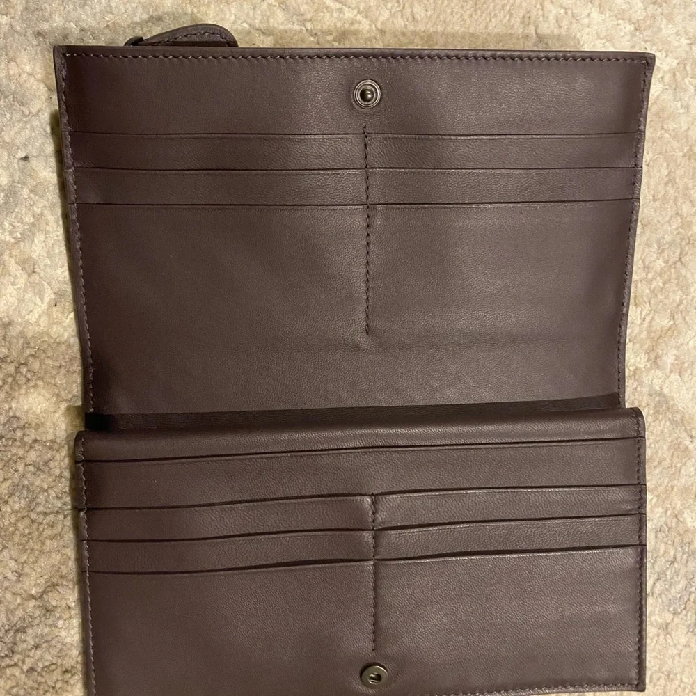 Bottega Veneta Long Wallet with Coin Purse, Brand New!